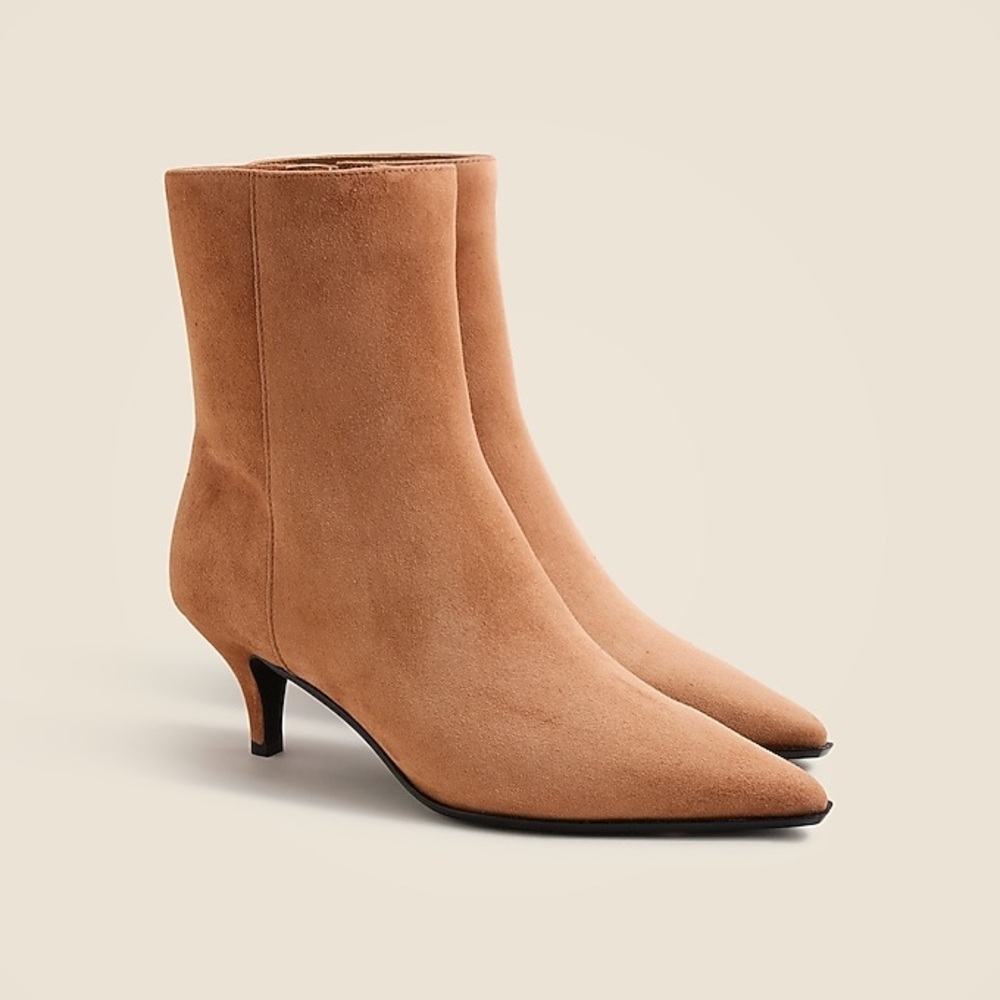 J Crew Stevie ankle boots in suede CM914 - Picture 1 of 4